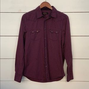 Ben Sherman Western Style Snap Down